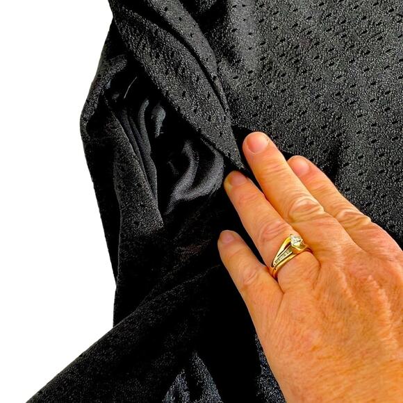 Speechless Black Eyelet Off-The-Shoulder Short Dress - Picture 8 of 12